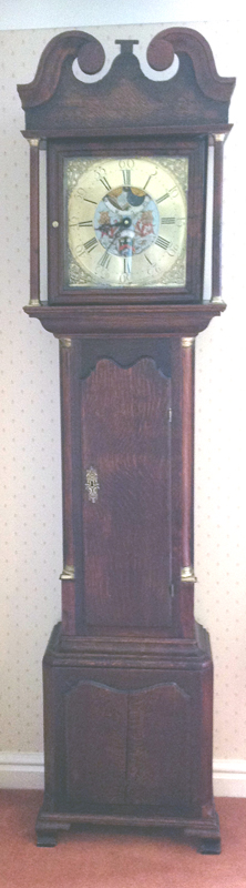 James Charnley Preston joiner - longcase clock